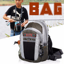 Fishing Bag Multiple Pocket Waist Pack Adjustable Strap Portable Outdoor Fishing Tackle Bag for Travel Hiking Cycling Climbing Sports