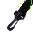 2 in 1 Kayak Paddle Leash, Fishing Rod Coiled Lanyard Cord 280 cm/110 inch