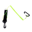 2 in 1 Kayak Paddle Leash, Fishing Rod Coiled Lanyard Cord 280 cm/110 inch