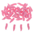 50pcs Simulation Maggot Baits Vivid Grub Soft Lures Imitation Bait 0.39inch Eco-friendly