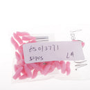 50pcs Simulation Maggot Baits Vivid Grub Soft Lures Imitation Bait 0.39inch Eco-friendly