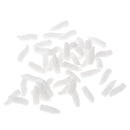 50x Fake Maggot Baits Silicone Insects Grub Soft Lures Floating Worm Baits for Crappie Bass Trout Sunfish