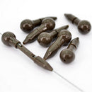 20 Set Lightweight Quick Change Beads Hair Rigs Connectors Method Feeder Beads Fishing Accessories