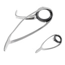 6Pcs Replacement Fishing Rod Eye Ring Double Leg Guide for Spinning/Lure Rod