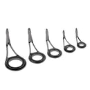 5pcs/lot Fishing Rod Eye Ceramic Ring Rod Guides Line Repair Tip Tops Rings for Raft Rod, Lure Rod