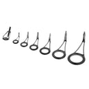 7pcs Fishing Rod Eye Ceramic Ring Lure Rod Guides Line Repair Tip Tops Rings