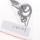 6pcs/lot Fishing Rod Eyes Ceramic Ring Lure Rod Guides Line Repair Rings Kit for raft rod, lure rod