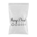 6pcs/lot Fishing Rod Eyes Ceramic Ring Lure Rod Guides Line Repair Rings Kit for raft rod, lure rod