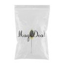 1 Piece Fishing Baiting Needle Latch Needle with Non-Slip Handle Easy Grip Yellow/Black Color