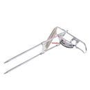 Stainless Steel Fishing Rod Holder Rack with Automatic Tip-Up Hook Setter, Double Spring, Adjustable Folding Rod Holder