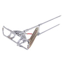 Stainless Steel Fishing Rod Holder Rack with Automatic Tip-Up Hook Setter, Double Spring, Adjustable Folding Rod Holder
