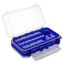 Plastic Double Sided Tackle Organizer Trout Lure Bobber Hooks Box Container