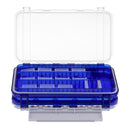 Plastic Double Sided Tackle Organizer Trout Lure Bobber Hooks Box Container