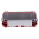 2 Sided Tackle Box Fly Box Nymphs Flies Hooks Rings Case Fishing Accessories Box