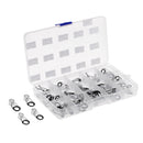 75pcs Fishing Rod Guides Top Tips Ring Set Spinning Rod Eye Ring Repair Kit