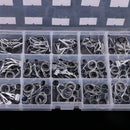 75pcs Fishing Rod Guides Top Tips Ring Set Spinning Rod Eye Ring Repair Kit