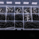 65Pcs Fishing Rod Guides Replacement Tip Ring Ceramic Guide Eye 4mm-10.5mm