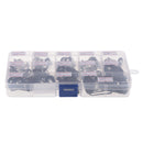 65Pcs Fishing Rod Guides Replacement Tip Ring Ceramic Guide Eye 4mm-10.5mm