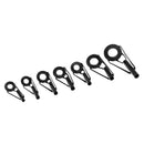 65Pcs Fishing Rod Guides Replacement Tip Ring Ceramic Guide Eye 4mm-10.5mm