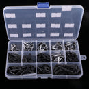 65Pcs Fishing Rod Guides Replacement Tip Ring Ceramic Guide Eye 4mm-10.5mm