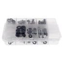 75pcs/box Fishing Rod Guides Top Tips Repair Kit Casting Rod Replacement Parts Eye Rings