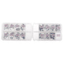 75pcs/box Fishing Rod Guides Top Tips Repair Kit Casting Rod Replacement Parts Eye Rings