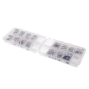 75pcs/box Fishing Rod Guides Top Tips Repair Kit Casting Rod Replacement Parts Eye Rings