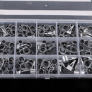 Useful 80Pcs Sea Pole Casting Fishing Rod Guides, Line Rings Eyes, Repair Kit, 15 Size