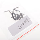 5pcs Fishing Rod Guides Eye Rings Rod Top Ring DIY Tip Repair Kit Silver