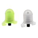2pcs Plastic Fishing Strike Alert Led Fish Bite Alarm Bite Alert White/Green Reel Care Accessories
