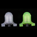 2pcs Plastic Fishing Strike Alert Led Fish Bite Alarm Bite Alert White/Green Reel Care Accessories