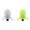 2pcs Plastic Fishing Strike Alert Led Fish Bite Alarm Bite Alert White/Green Reel Care Accessories