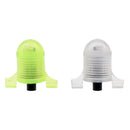 2pcs Plastic Fishing Strike Alert Led Fish Bite Alarm Bite Alert White/Green Reel Care Accessories