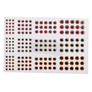 183x Artificial 3D Fishing Lure Eye Sticker for Fly Tying Lure Craft 4 Sizes