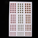 183x Artificial 3D Fishing Lure Eye Sticker for Fly Tying Lure Craft 4 Sizes