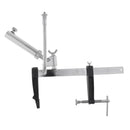 Pack of 1 Fishing Rod Stand Bracket Rack 360 Degree Adjustable Clamp with Light Holder Fishing Accessory