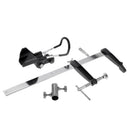 Adjustable Rod Holder Support 360 Degree Pole Bracket with Baits Tray Stand for Bridge Railing Stone Piers