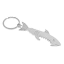 2 in 1 Shark Shape Bottle Opener Creative Fish Keychain Beer Opener Keyring