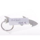 2 in 1 Shark Shape Bottle Opener Creative Fish Keychain Beer Opener Keyring