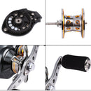 7.0:1 Baitcasting Fishing Reel Baitcaster 11+1 Shielded Ball Bearings Water Drop Wheel