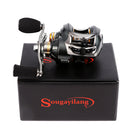 7.0:1 Baitcasting Fishing Reel Baitcaster 11+1 Shielded Ball Bearings Water Drop Wheel
