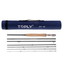Traveler Fly Fishing Rod 7-Pieces 46T Carbon Rod 9ft Fly Rod with Tube Case