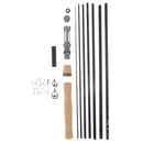 Fly Fishing Rod Assembly Set 7 Piece 9ft 46T Carbon Fiber Pole Fly Rod 7/8wt