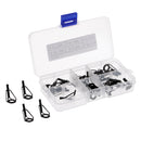 30Pcs/box Fishing Rod Guides Replacement Tip Ring Ceramic Guide Eye 2.2mm/2.4mm/ 2.8mm/3mm/3.5mm/4mm