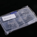 30Pcs/box Fishing Rod Guides Replacement Tip Ring Ceramic Guide Eye 2.2mm/2.4mm/ 2.8mm/3mm/3.5mm/4mm