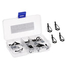 30Pcs/box Fishing Rod Guides Replacement Tip Ring Ceramic Guide Eye 2.2mm/2.4mm/ 2.8mm/3mm/3.5mm/4mm