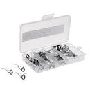 50Pcs Fishing Rod Guides Eye Rings Parts DIY Tips Top Pole Repair Kit 4mm/5mm/8mm/8.2mm/10mm/14mm