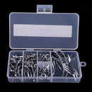 50Pcs Fishing Rod Guides Eye Rings Parts DIY Tips Top Pole Repair Kit 4mm/5mm/8mm/8.2mm/10mm/14mm