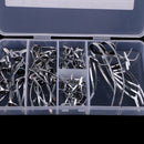 50Pcs Fishing Rod Guides Eye Rings Parts DIY Tips Top Pole Repair Kit 4mm/5mm/8mm/8.2mm/10mm/14mm