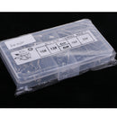 50Pcs Fishing Rod Guides Eye Rings Parts DIY Tips Top Pole Repair Kit 4mm/5mm/8mm/8.2mm/10mm/14mm